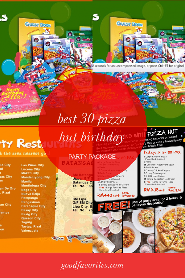 Best 30 Pizza Hut Birthday Party Package Home, Family, Style and Art